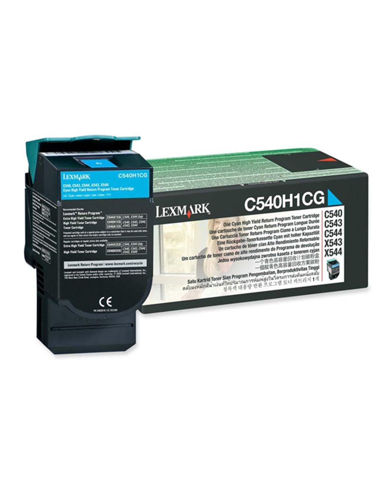 TONER RETURN PROGRAM CIANO C540 C543 C544 X543 ALTA CAPACITA'