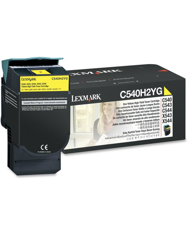 TONER GIALLO NON RETURN PROGRAM C54X X54X ALTA CAPACITA'