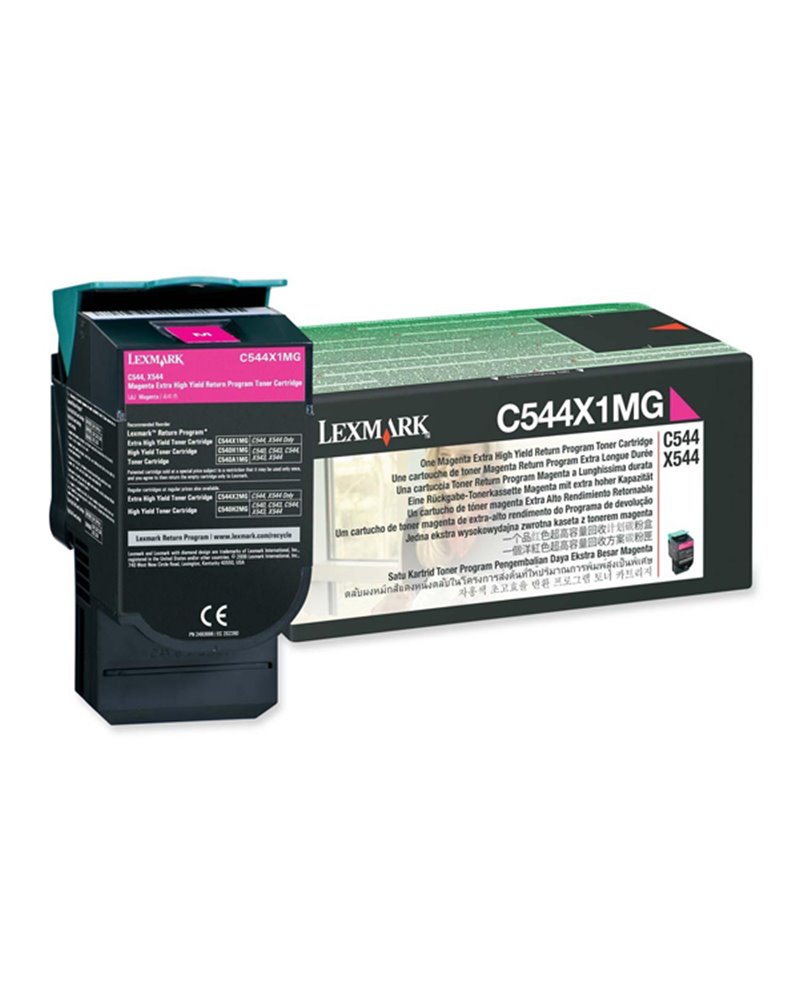 TONER RETURN PROGRAM MAGENTA C544 X544 ALTISSIMA CAPACITA'