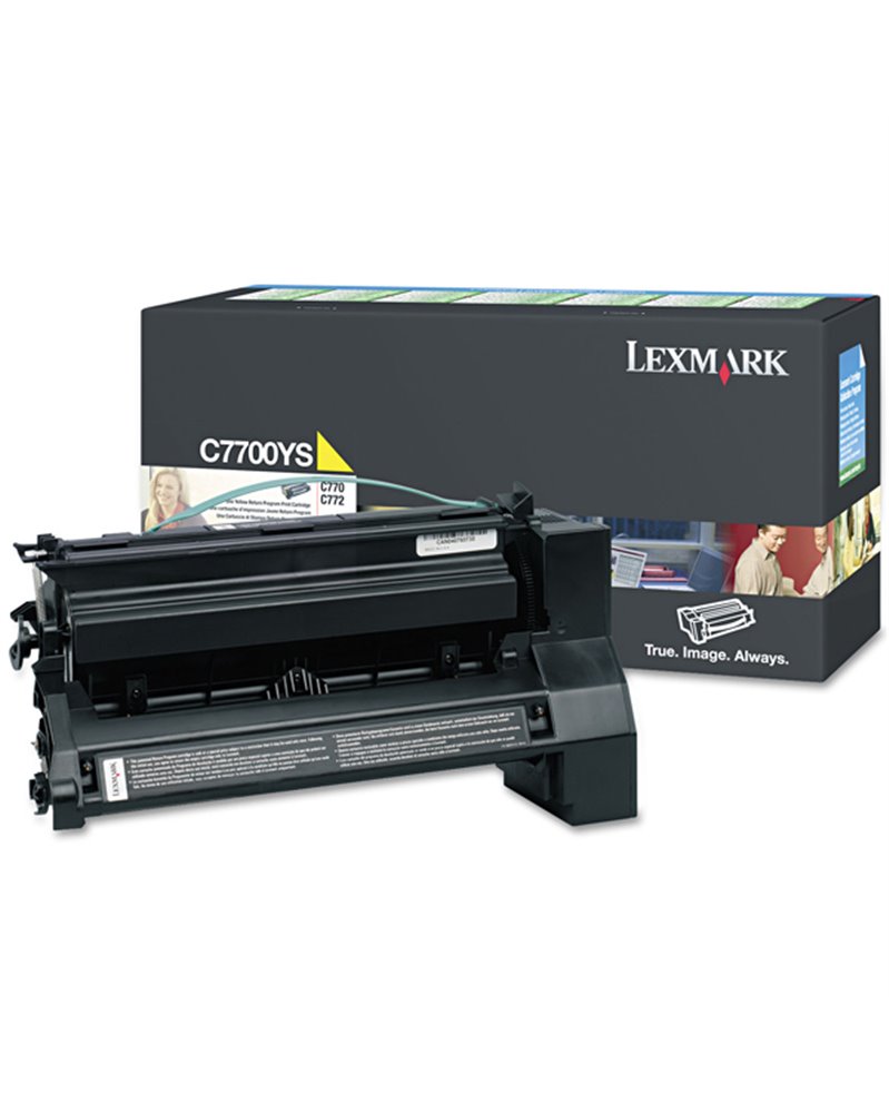 TONER RETURN PROGRAM GIALLO C770 C772 CAPACITA' STANDARD