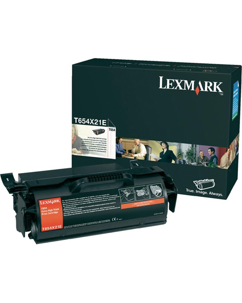 TONER NERO NON RETURN PROGRAM T654 ALTISSIMA CAPACITA'