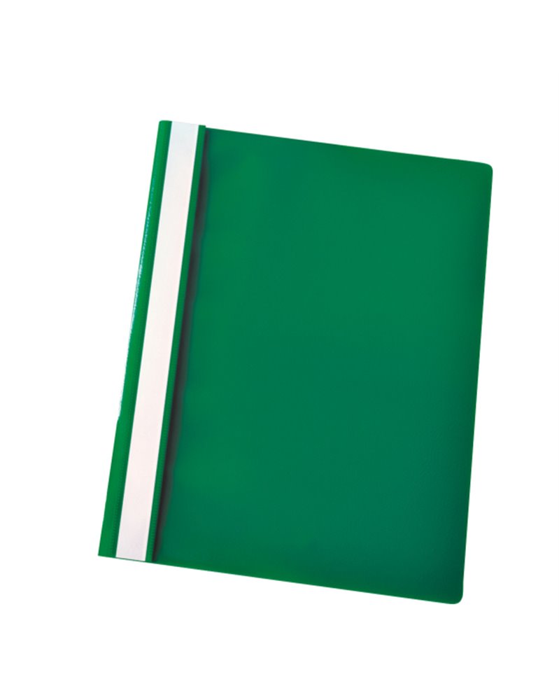 CARTELLINA PPL CON FERMAFOGLI 21X29,7 VERDE REPORT FILE ESSELTE