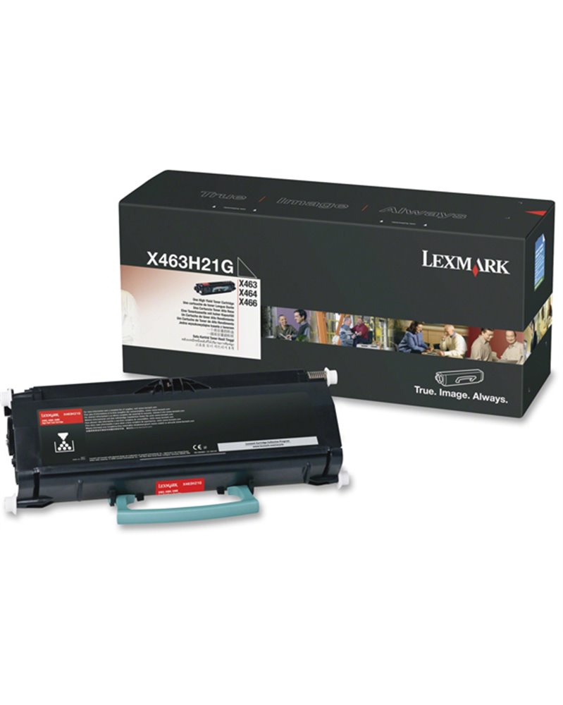 TONER NERO NON RETURN PROGRAM X463 X464 X466 ALTA CAPACITA'