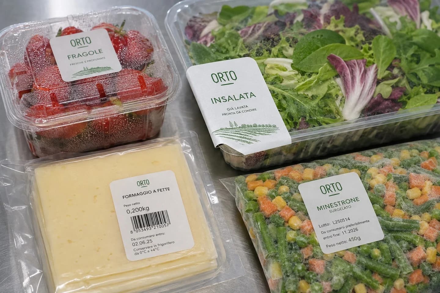 Freschi e refrigerati — ambientazione dimostrativa