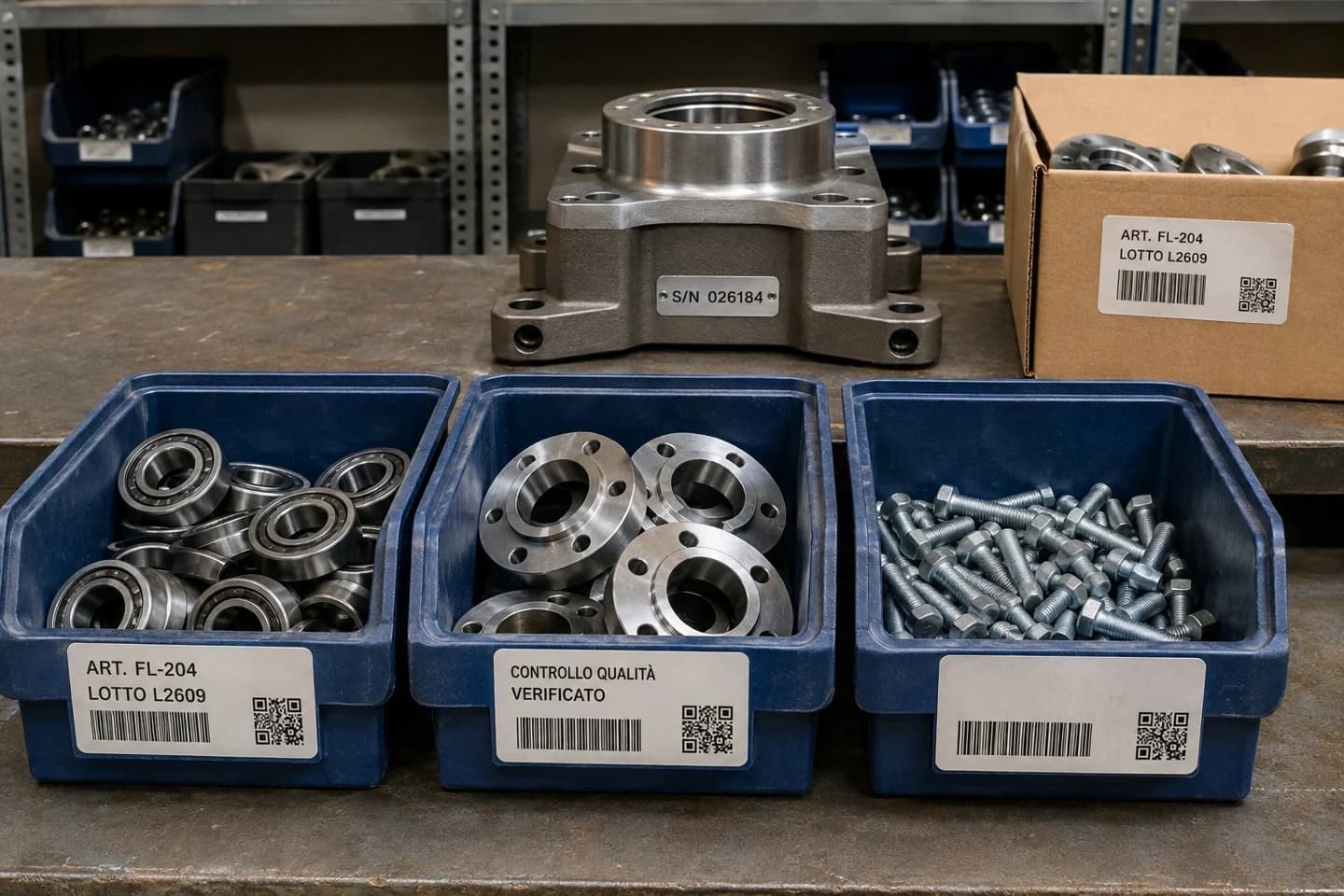 Produzione e manutenzione — ambientazione dimostrativa
