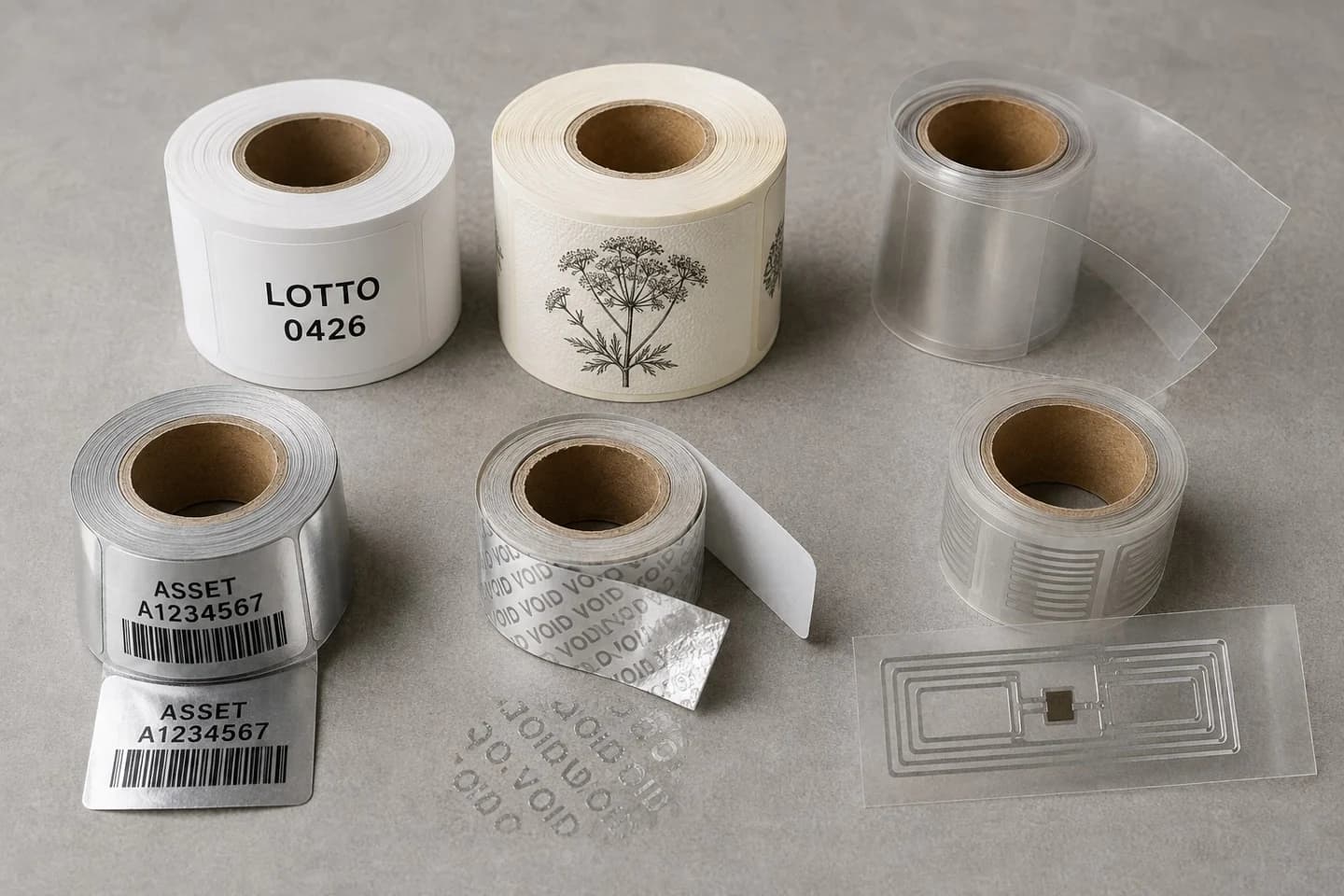 Carte, film e finiture — ambientazione dimostrativa