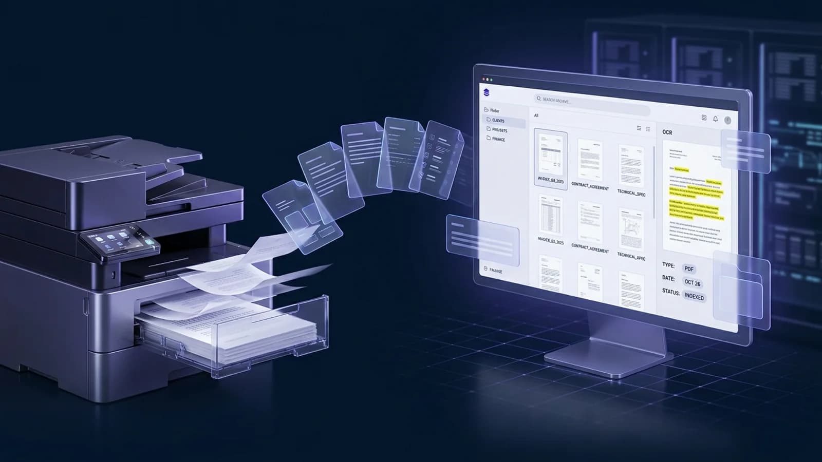 Scansione e gestione documentale digitale