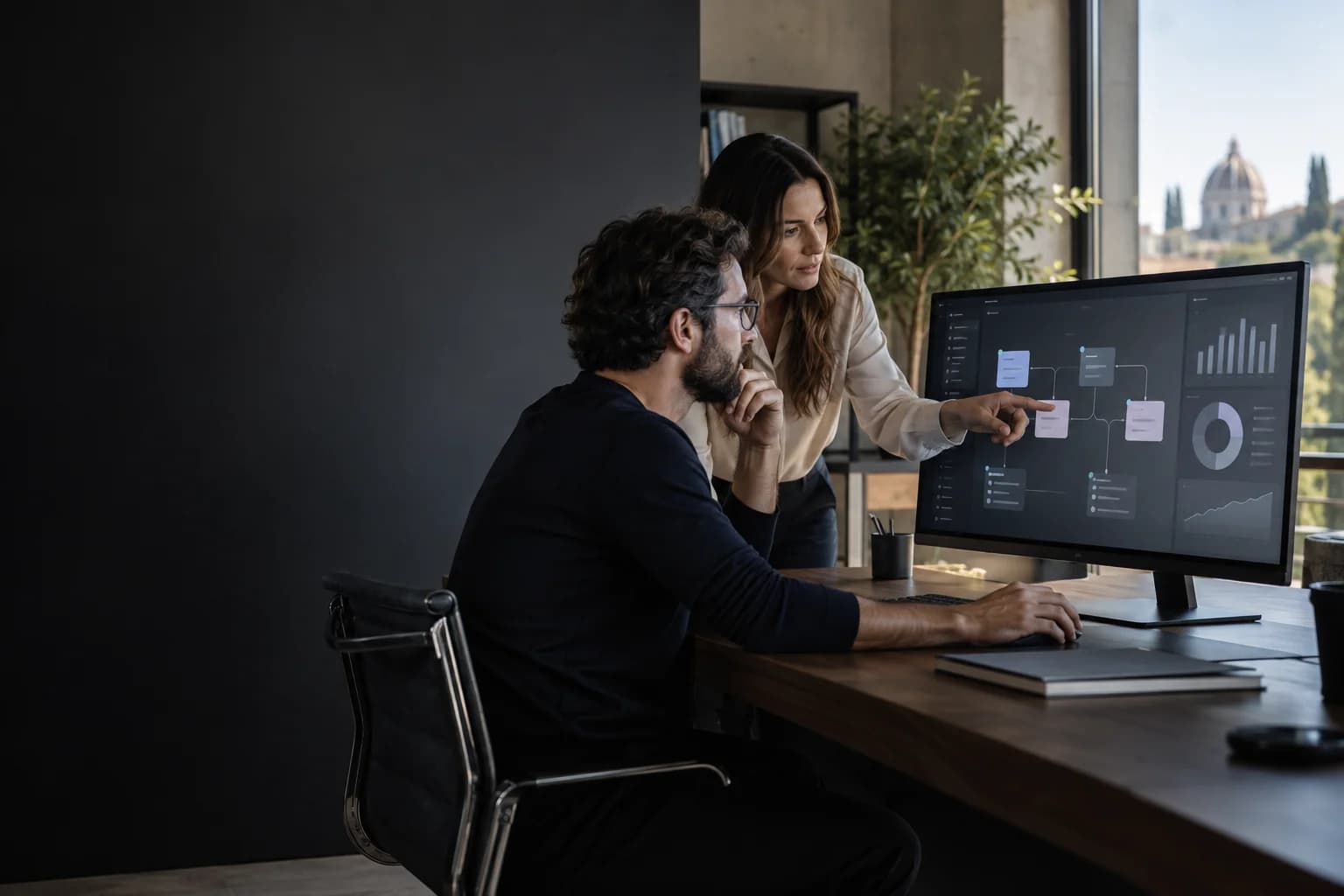Software e AI: ambientazione illustrativa