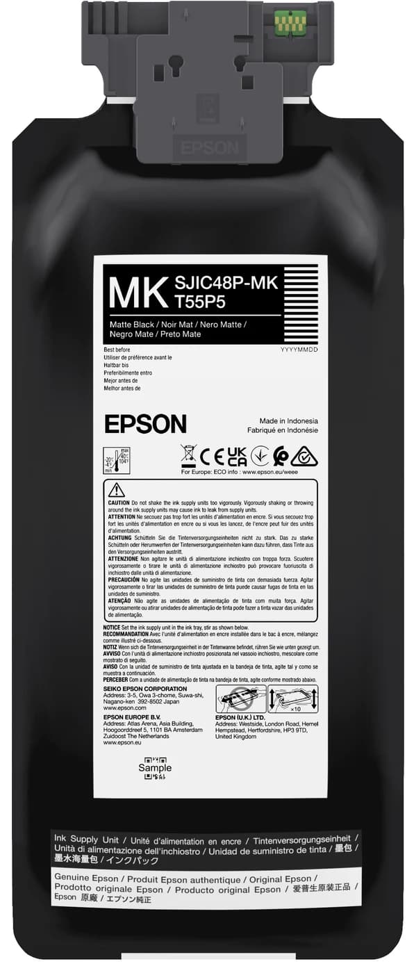Epson SJIC48P-MK cartuccia nero opaco per ColorWorks C8000e