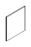 EIDOS PRO PARETINA MODULARE IN LEGNO - P.3xH.100xL.60 cm.