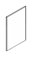 EIDOS PRO PARETINA MODULARE IN LEGNO - P.3xH.140xL.60 cm.