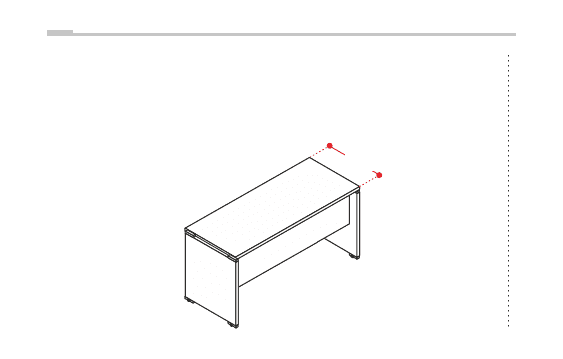 EIDOS PRO SCRIVANIA RETTANGOLARE STRUTTURA GAMBE LEGNO - P.60xH.75xL.160 cm.