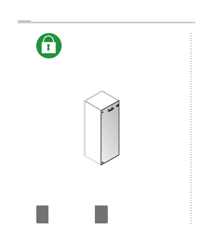 EIDOS PRO ANTA IN VETRO FUME SX PER LIBRERIA DA ARCHIVIAZIONE - L.45xP.0,5xH.120 cm.