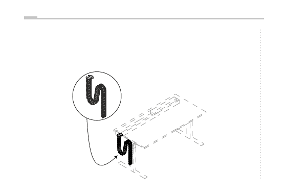 EIDOS PRO VERTEBRA E PORTA CAVI PER GAMBE ELETTRIFICATE - L.134 cm.