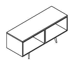 FOLD MODULO INDIPENDENTE A GIORNO - P.60xH.78xL.160 cm.