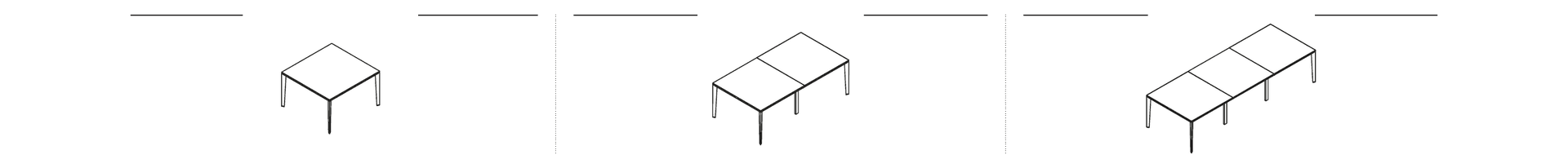 JOB TAVOLO RIUNIONE 1 MODULO PIANO IN LEGNO GAMBA IN METALLO COLORE BIANCO - METALLIZZATO - P.123xH.74xL.120 cm.