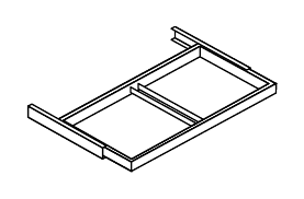 JOB TELAIO ESTRAIBILE PER CARTELLE SOSPESE - P.42xH.6xL.86 cm.