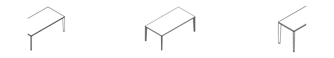 LEGNO JOB SCRIVANIA OPERATIVA PIANO IN LEGNO STRUTTURA GAMBA METALLO METALLIZZATO NERO - P.100xH.74xL.200 cm. (H.120 cm.)