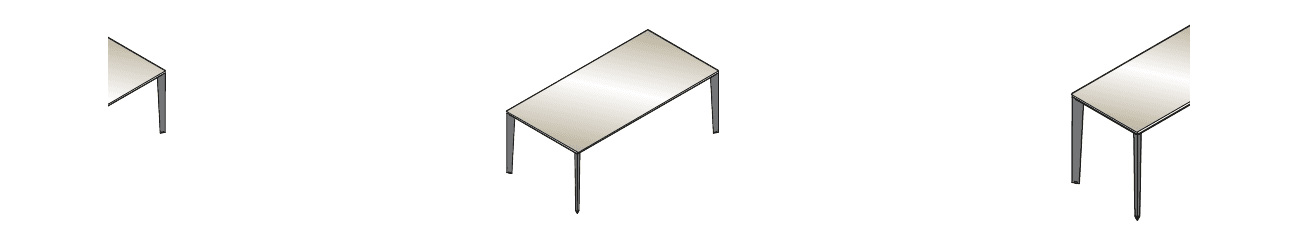 VETRO JOB SCRIVANIA PIANO IN VETRO GAMBA IN METALLO QUARZO NERO - TITANIO - QUARZO NERO - P.100xH.74xL.200 cm.