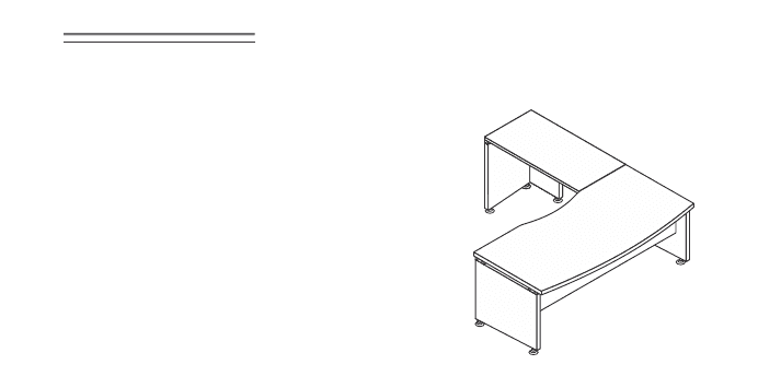 KAMOS PLUS SCRIVANIA SAGOMATA CON APPENDICE LATERALE DX SPESSORE PIANO mm.38 - P.200xH.73,3xL.200 cm.
