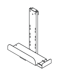 KAMOS PURE PORTATOWER PER SCRIVANIA GAMBA IN LEGNO O GAMBA IN METALLO.