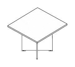 KAMOS PURE TAVOLO RIUNIONE RETTANGOLARE STRUTTURA LEGNO SPESSORE PIANO mm.25 - P.106xH.74,4xL.110 cm.