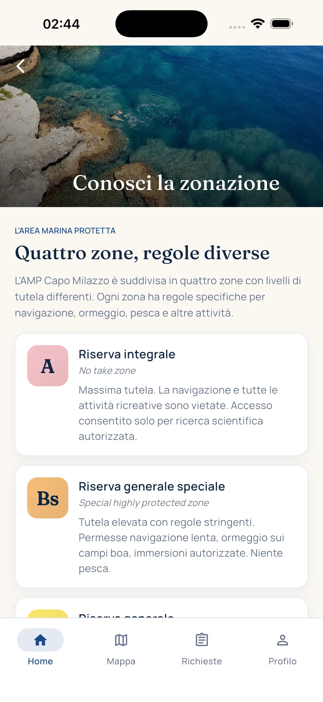 Regole per zona