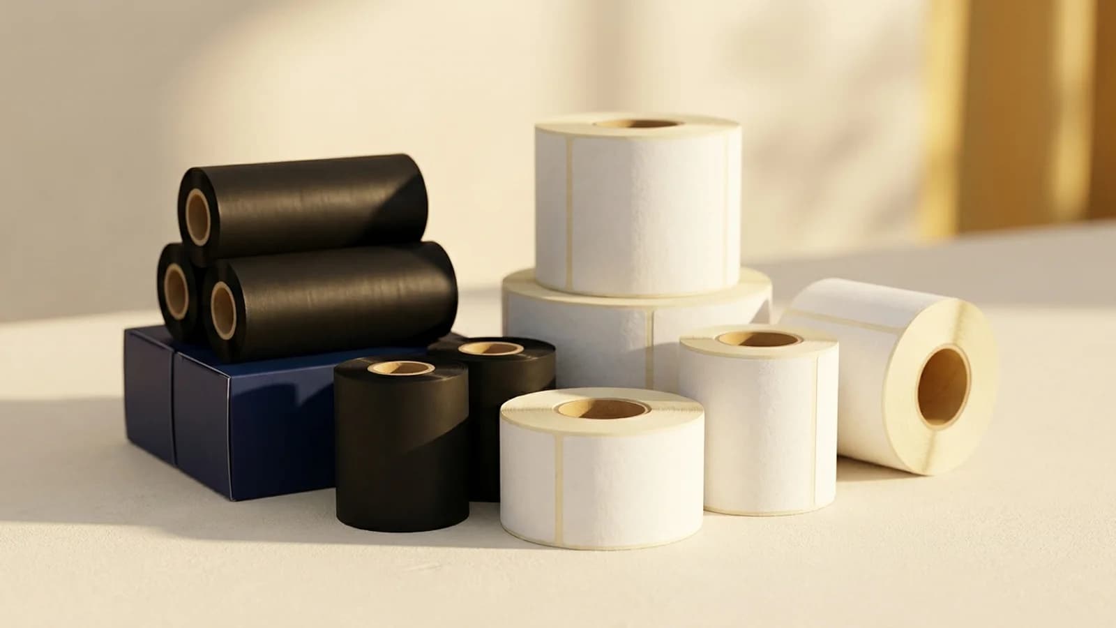 Ribbon a trasferimento termico e materiali di consumo