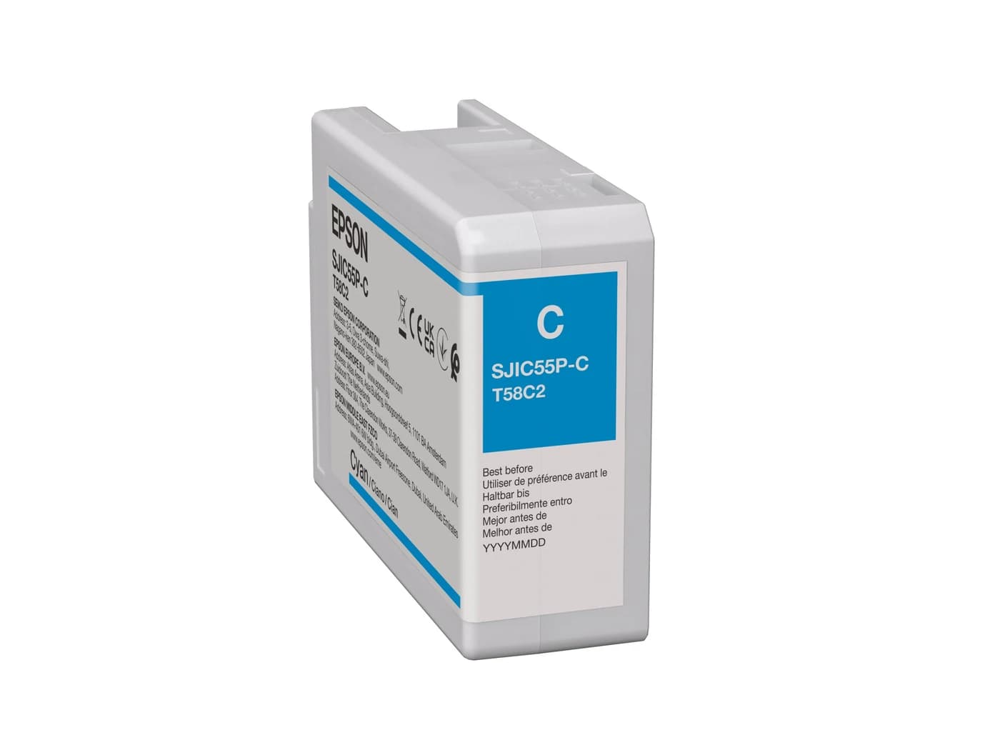 Epson SJIC55(C) cartuccia ciano per ColorWorks D6000 e D6500